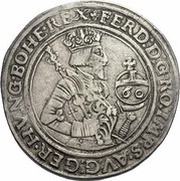 1 Guldenthaler - 60 kreuzer - Ferdinand I Hall obverse image