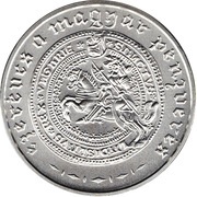 3000 Forint Hungarian Coinage Millennium, Hungary, 2001 reverse image