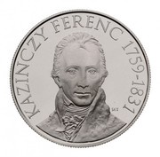 3000 Forint Ferenc Kazinczy, Hungary, 2009 reverse image