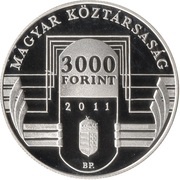 3000 Forint Hungary's European Union Council Presidency, 2011 obverse image
