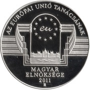 3000 Forint Hungary's European Union Council Presidency, 2011, Hungary, 2011 reverse image