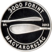 3000 Forint XXX Summer Olympic Games London 2012 obverse image