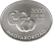 3000 Forint Albert Szent-Györgyi obverse image