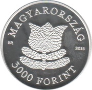 3000 Forint Hungarian Dance-House Method obverse image
