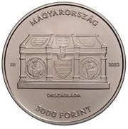 3000 Forint National Archives obverse image