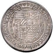 1 Thaler - Rudolf II Hall, Austria, 1604 reverse image