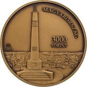 3000 Forint Military Memorial Park, Pákozd obverse image