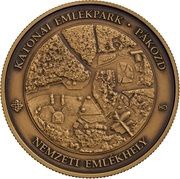 3000 Forint Military Memorial Park, Pákozd reverse image