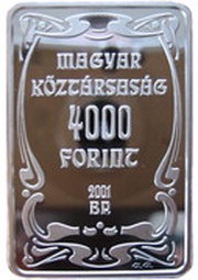 4000 Forint Gödöllő Artist Colony obverse image