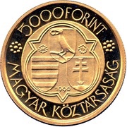 5000 Forint King Matthias obverse image