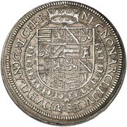 1 Thaler - Rudolf II, Austria, 1607 reverse image