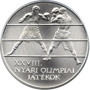 5000 Forint Olympic Boxers, Hungary, 2004 reverse image