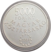 5000 Forint Hungary's European Union membership obverse image