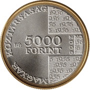 5000 Forint 1956 Revolution obverse image