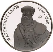 5000 Forint Lajos Batthyány, Hungary, 2007 reverse image