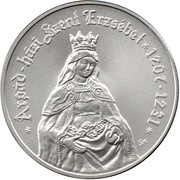 5000 Forint St. Elizabeth of Hungary - Árpádházi Szent Erzsébet, Hungary, 2007 reverse image