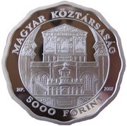 5000 Forint Debrecen Church obverse image