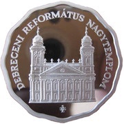 5000 Forint Debrecen Church, Hungary, 2007 reverse image