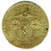 10 Centimes Alger Chamber of Commerce; Essai obverse image