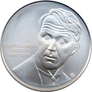 5000 Forint Dezső Kosztolányi, Hungary, 2010 reverse image