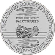5000 Forint European Watersport Championships, Hungary, 2010 reverse image