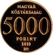 5000 Forint Ferenc Erkel obverse image