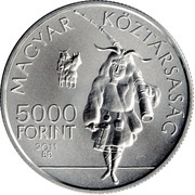5000 Forint The Busó Festivities of Mohács obverse image