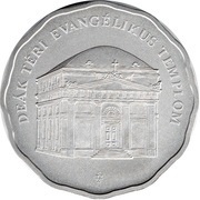 5000 Forint The Deák Square Lutheran Church of Budapest, Hungary, 2011 reverse image