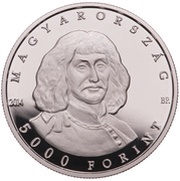 5000 Forint Zrínyi Miklós obverse image