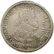 1 Thaler - Rudolf II Hall obverse image