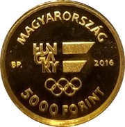 5000 Forint XXXI. Olympic Games obverse image