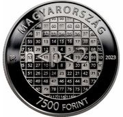 7500 Forint Erdős Pál obverse image