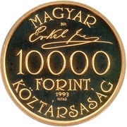 10 000 Forint Ferenc Erkel obverse image