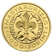 10 000 Forint Gold Forint of Károly Róbert - Piedfort obverse image