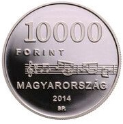 10 000 Forint Béni Egressy obverse image