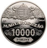10 000 Forint Hungarian National Bank obverse image
