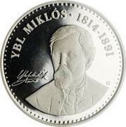 10 000 Forint Miklós Ybl, Hungary, 2014 reverse image