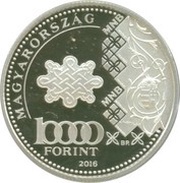 10 000 Forint 70 years of Forint obverse image