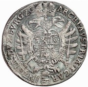1 Thaler - Ferdinand II Klagenfurt, Austria, 1619 reverse image