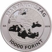 10 000 Forint 100th Anniversary of the End of World War I obverse image