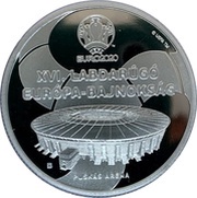 10 000 Forint XVI. UEFA European Championship, Hungary, 2021 reverse image