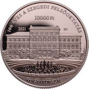 10 000 Forint University of Szeged obverse image