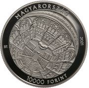 10 000 Forint 10th anniversary of the Fundamental Law entering into force. obverse image