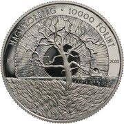 10 000 Forint János Pilinszky obverse image