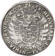 1 Thaler - Ferdinand II Klagenfurt, Austria, 1620 reverse image