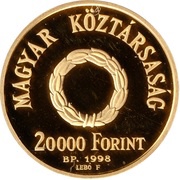 20 000 Forint Lajos Batthyány obverse image