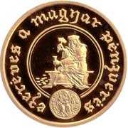 20 000 Forint Millennium of Hungarian Coinage, Hungary, 2001 reverse image