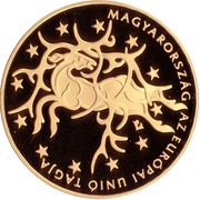 50 000 Forint Mythical Stag, Hungary, 2004 reverse image