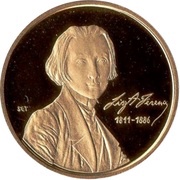 50 000 Forint Ferenc Liszt, Hungary, 2011 reverse image