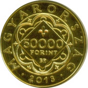 50 000 Forint Gold Forint of I. Lajos obverse image